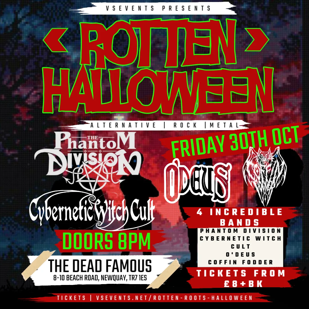 ROTTEN ROOTS FRIDAYS – THE PHANTOM DIVISION – OCTOBER 30TH ticket artwork